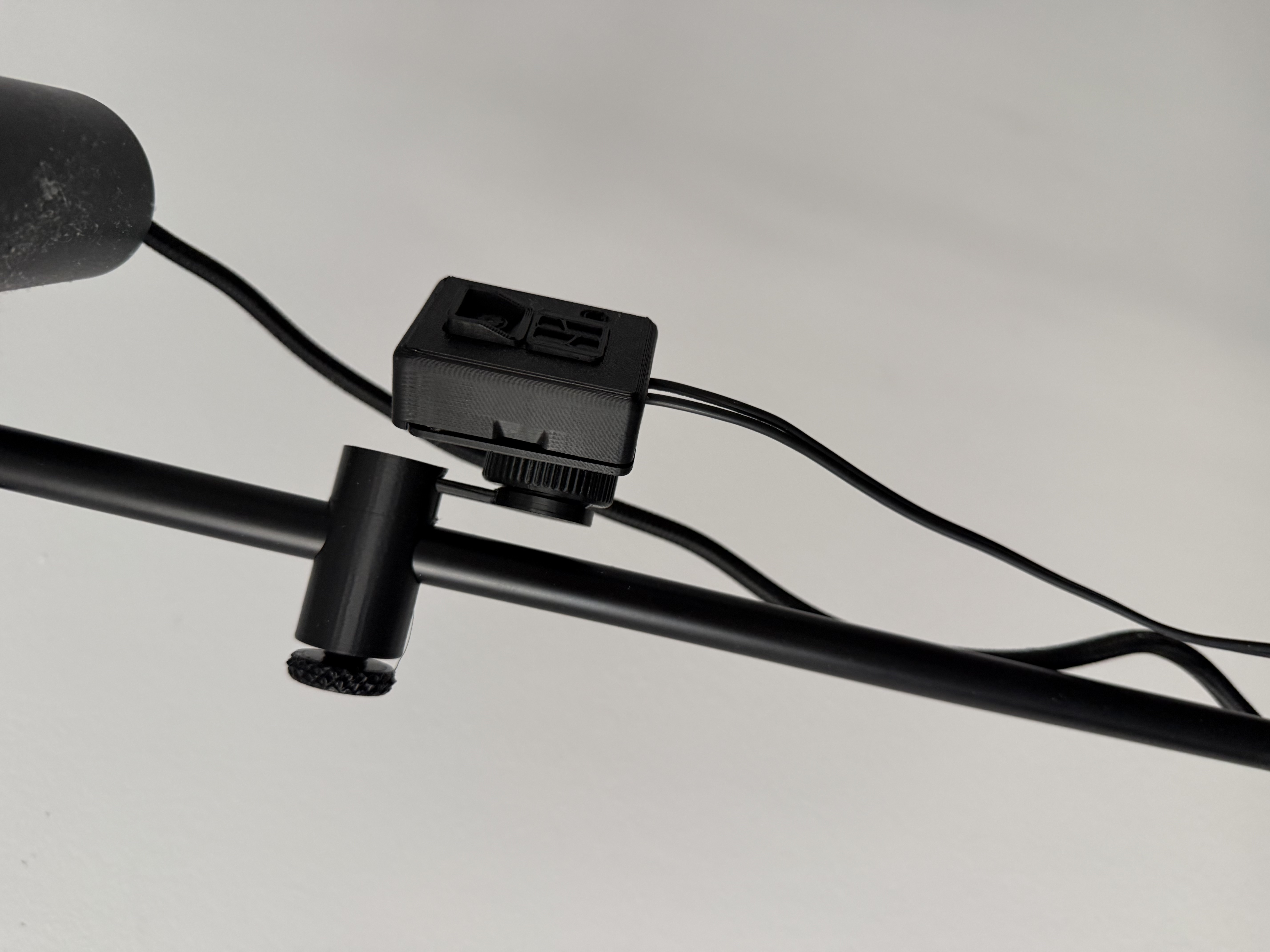 ESP32 CAM Case with support for IKEA HÅRSLINGA Lamp