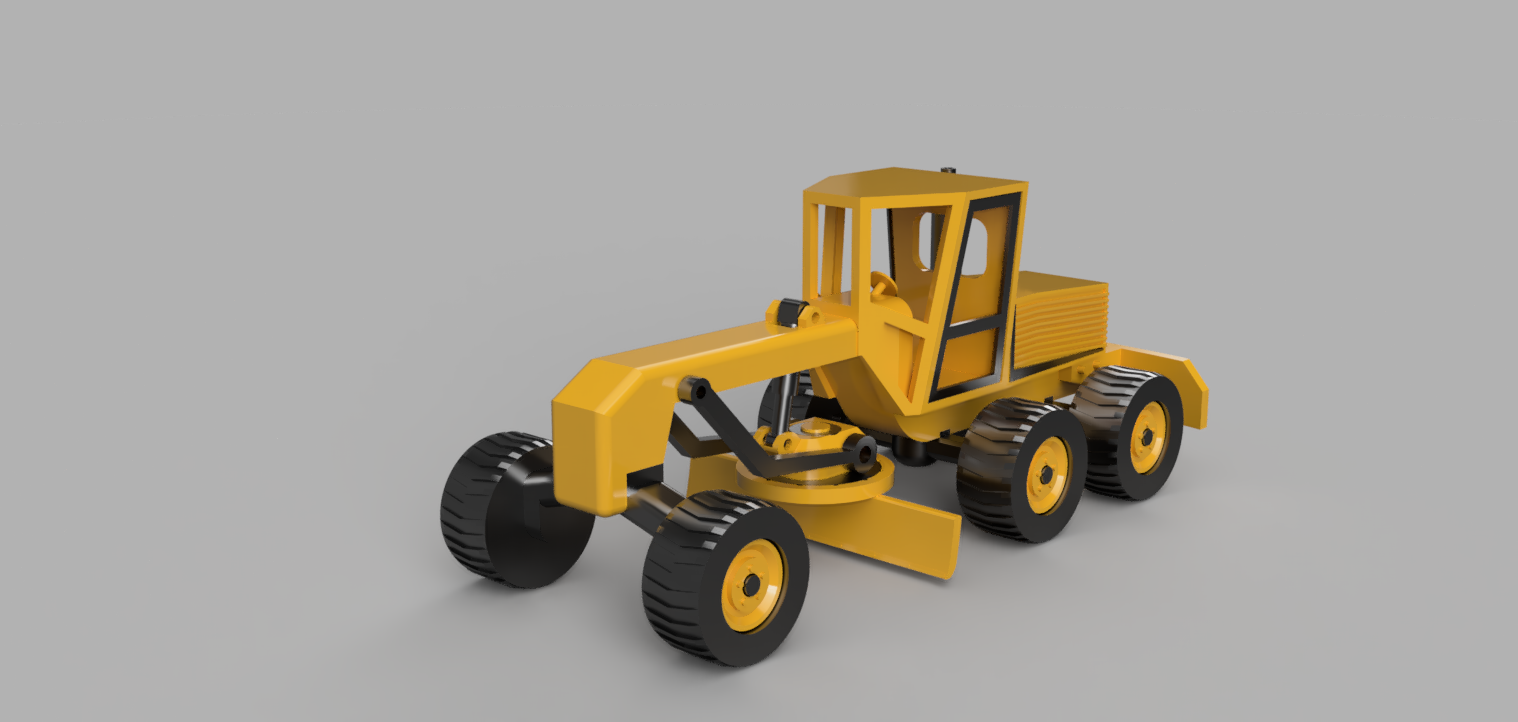 Construction Grader Machine Model