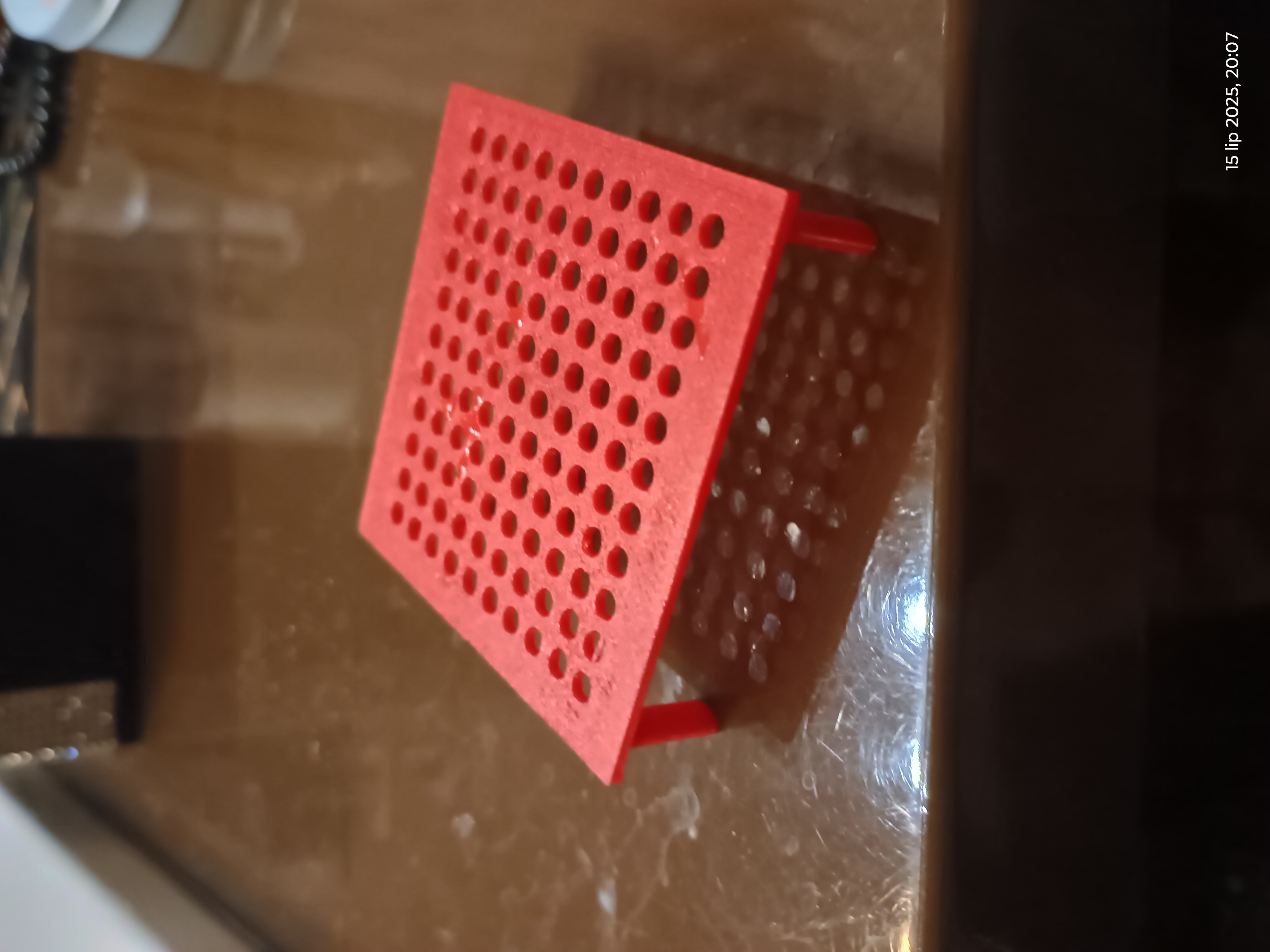 Drain for teathbrush cup