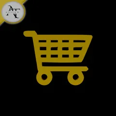 Simple Shopping Cart Symbol - 2D Art
