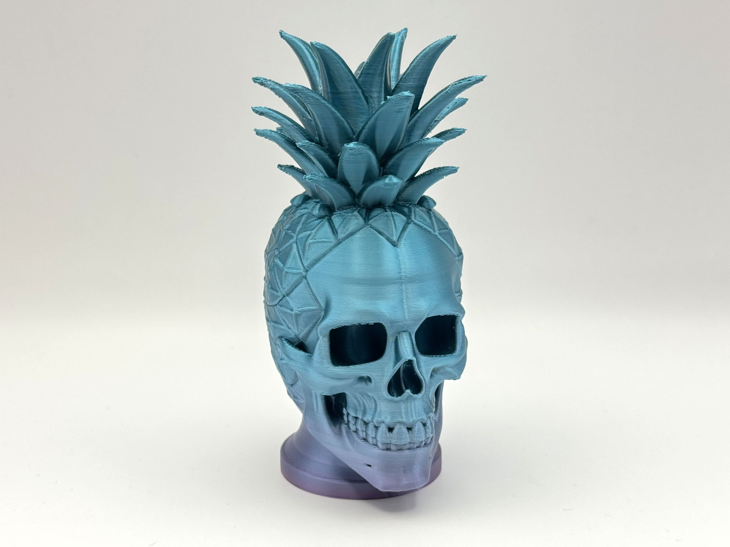 Pineapple Skull Decoration