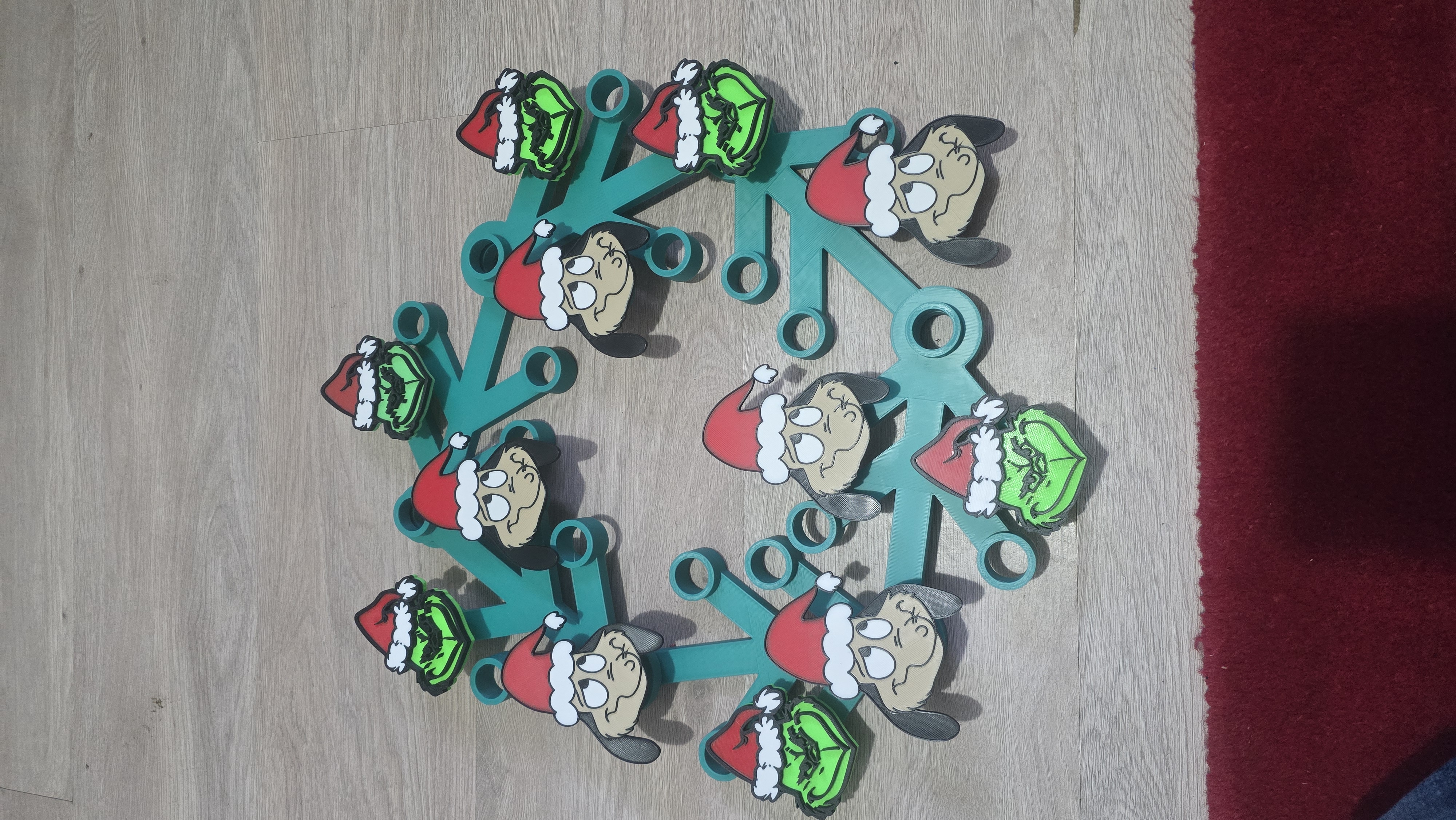 The Grinch Lego stud