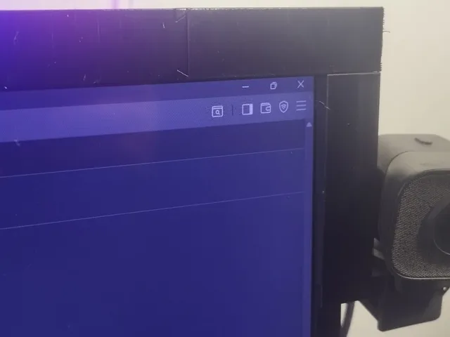 Logitech StreamCam monitor mounting bracket