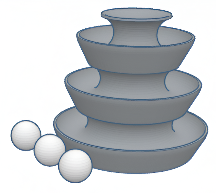 Cat Track Toy with Balls