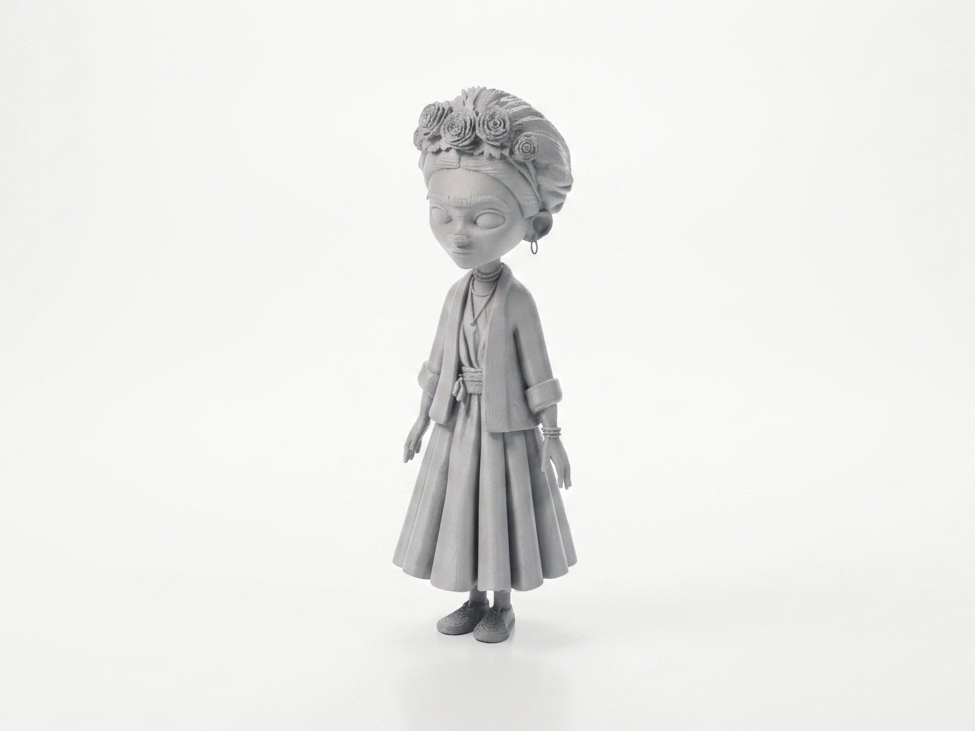 Frida Kahlo Figurine Historical Artist 3D Printable
