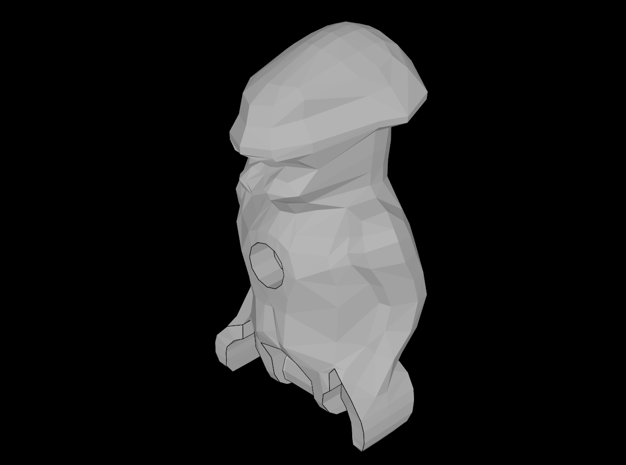 Lego Compatible (58844.dat) Torso/Head Martian with Chest Hole