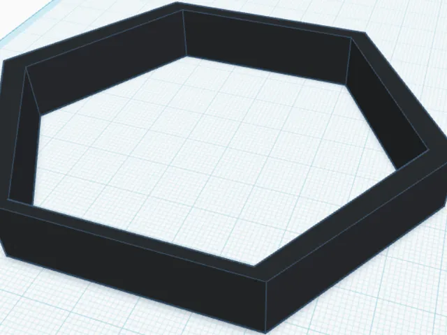 Shelf Hexagon design