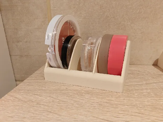 Organizer for round cosmetics