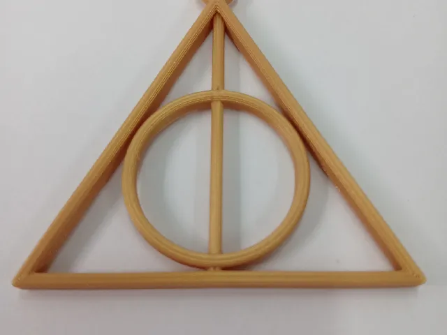 Deathly Hallows Pendant and Earring