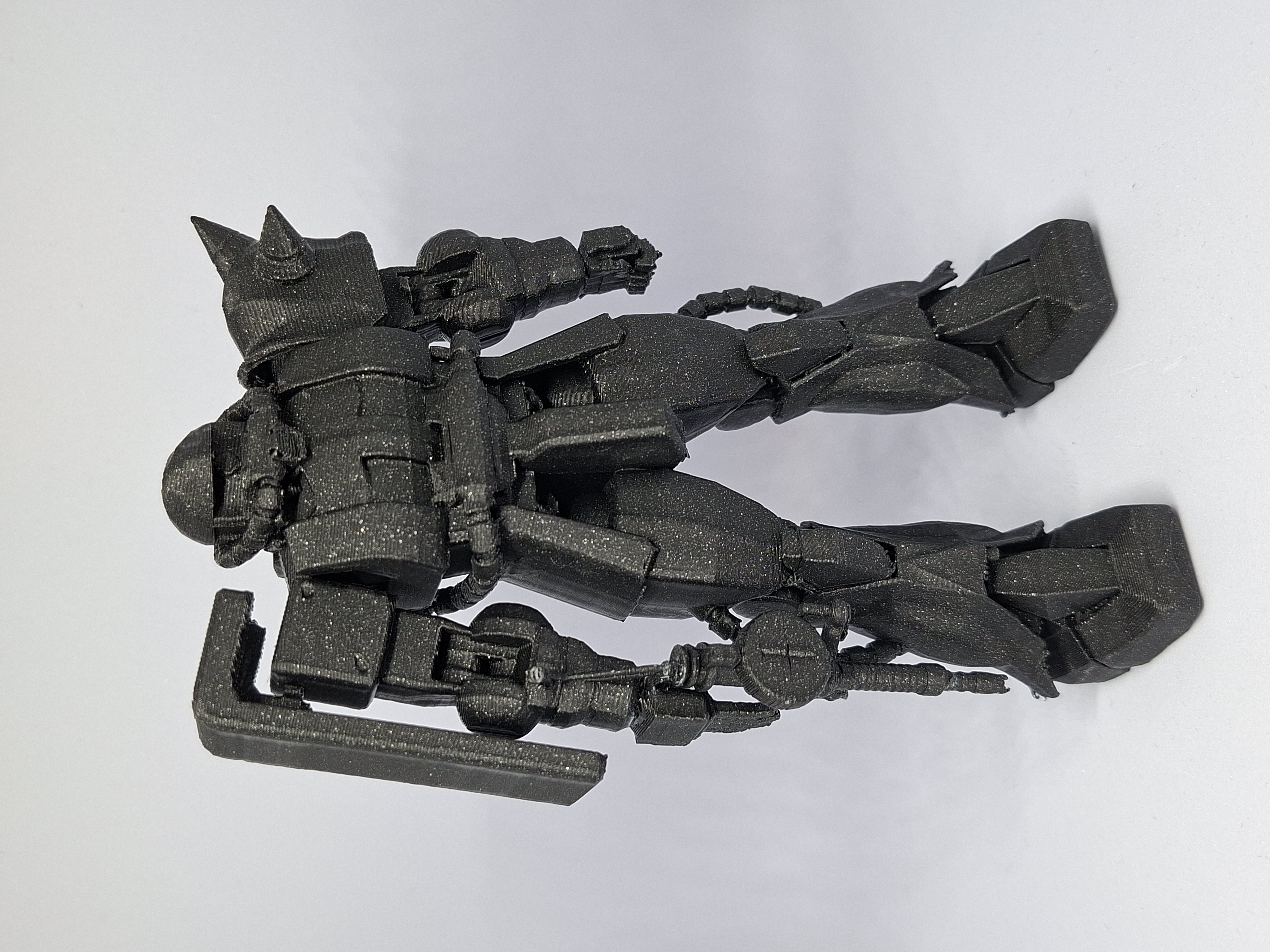 Gundam MS-06F Zaku II Action Figure High Quality Miniature 3D model