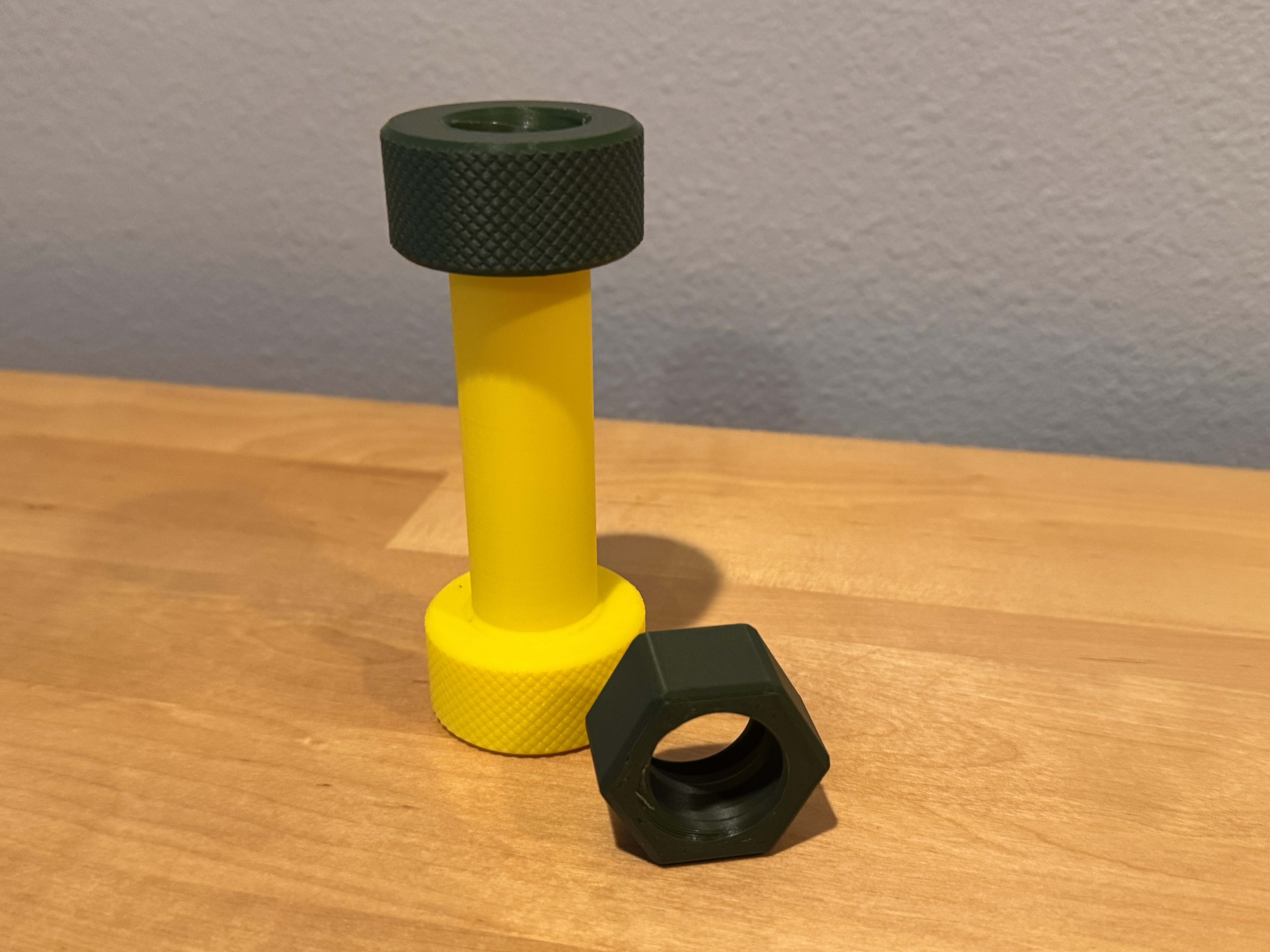 Printable Squat Rack Hardware - 3x3" with 1" Holes — thumbnail 2