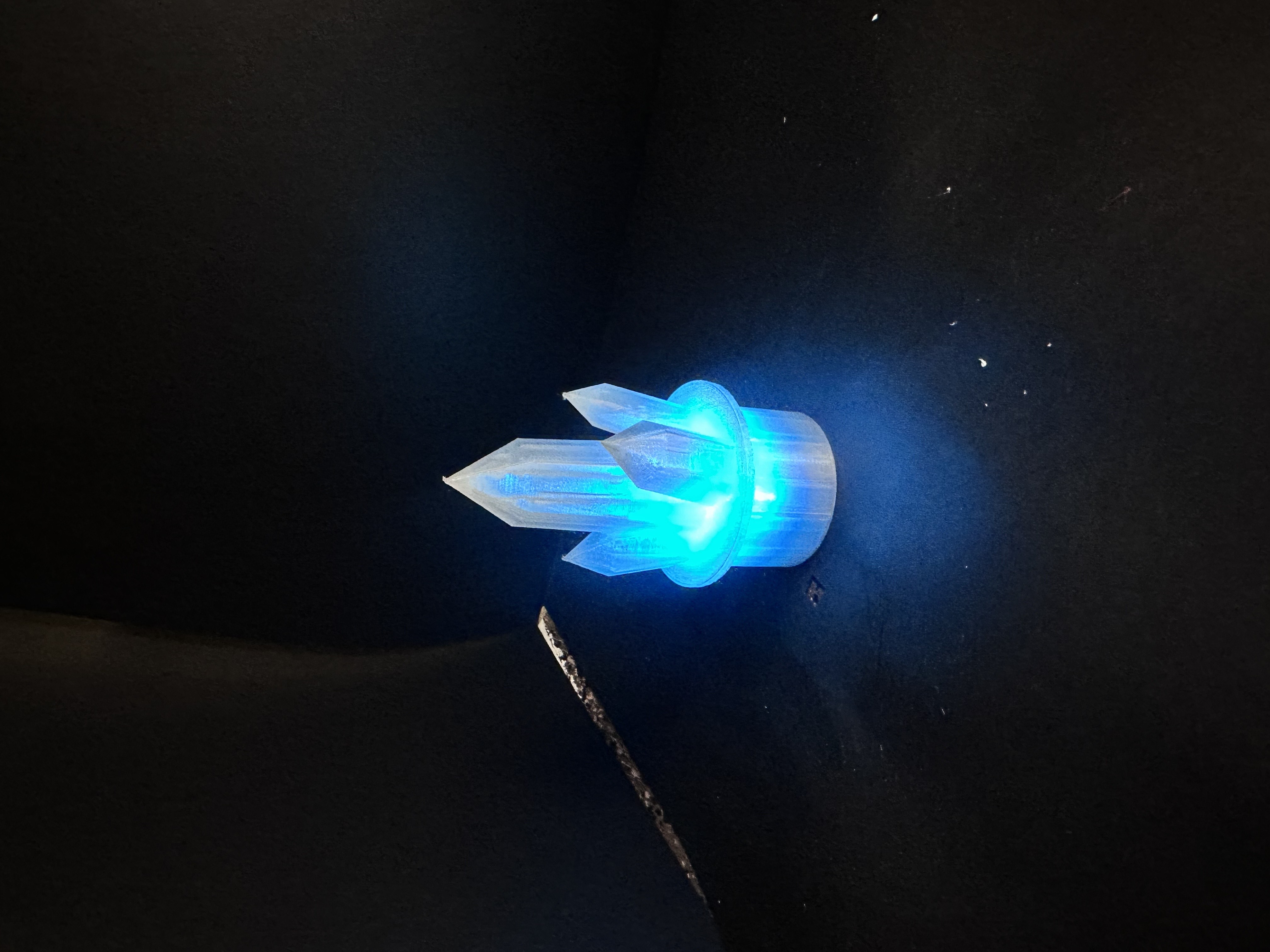 Quarts Crystal Cluster Model