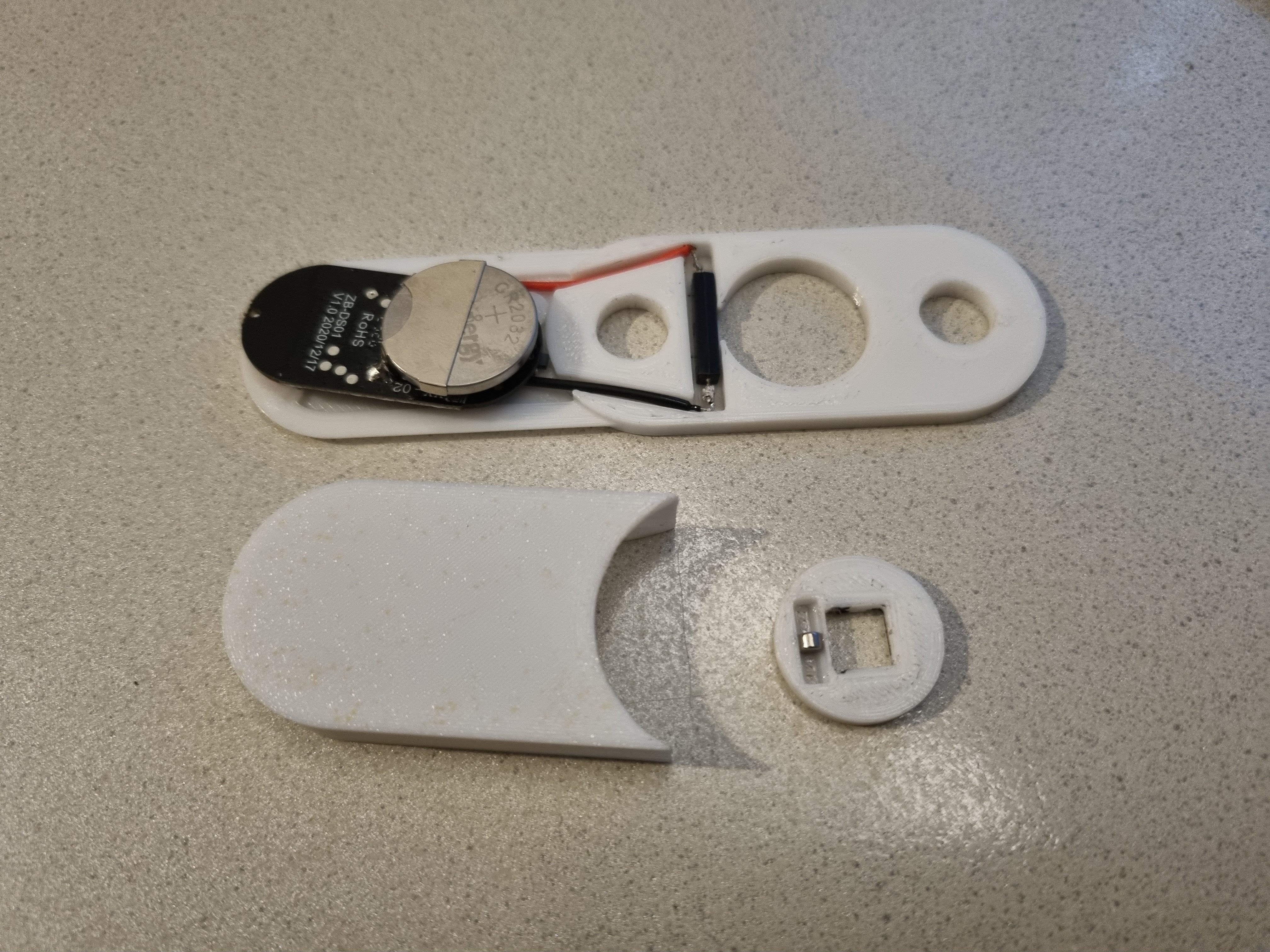 Window Handle Sensor using Sonoff Door Sensor