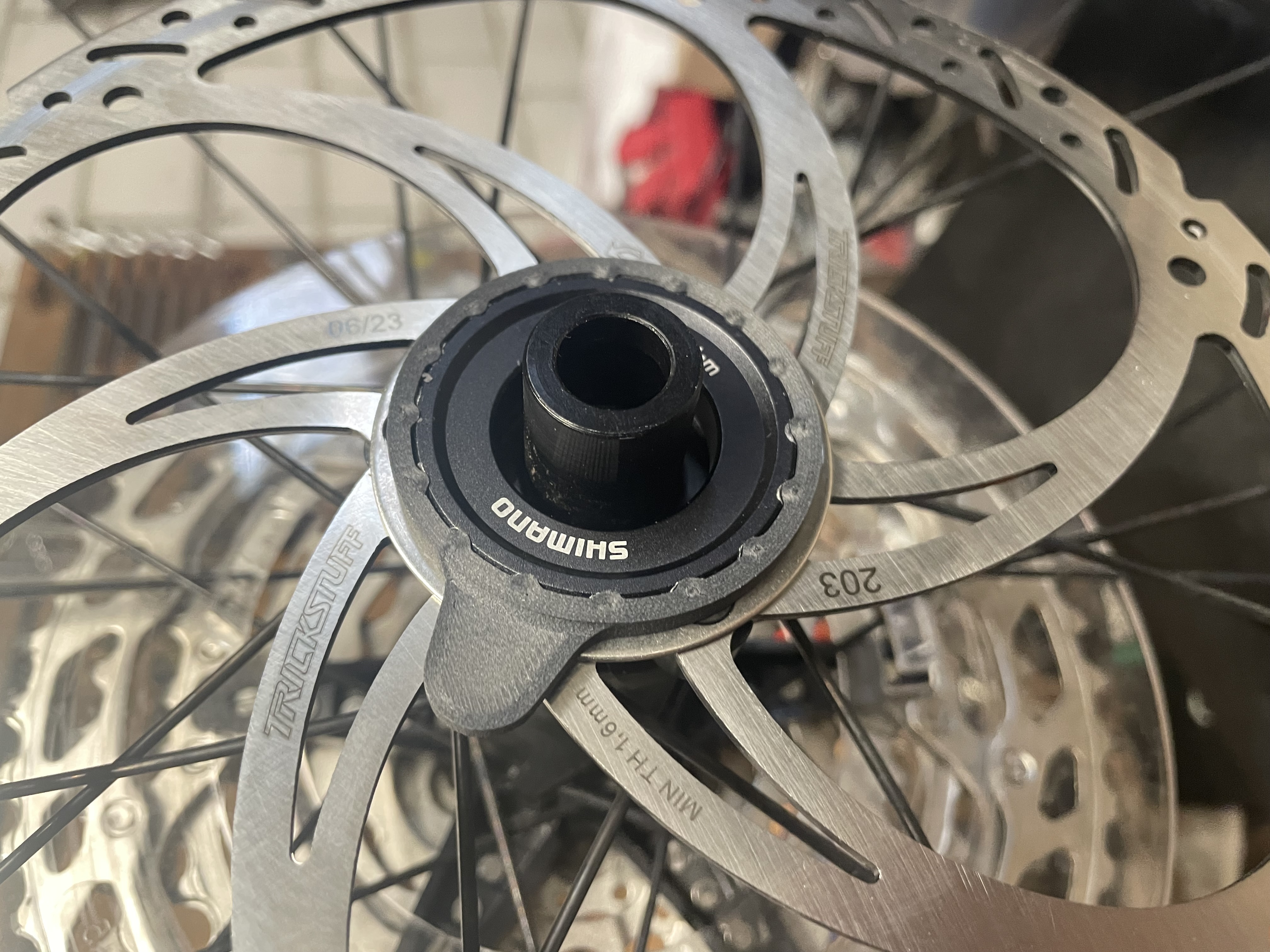 Centerlock adapter / holder / mount for TQ HPR50 motor magnet