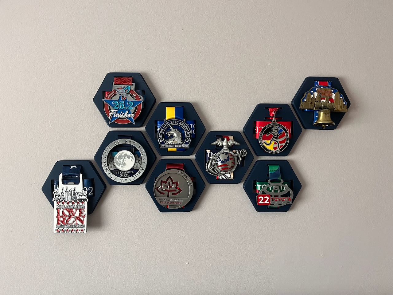 Race Medal Display