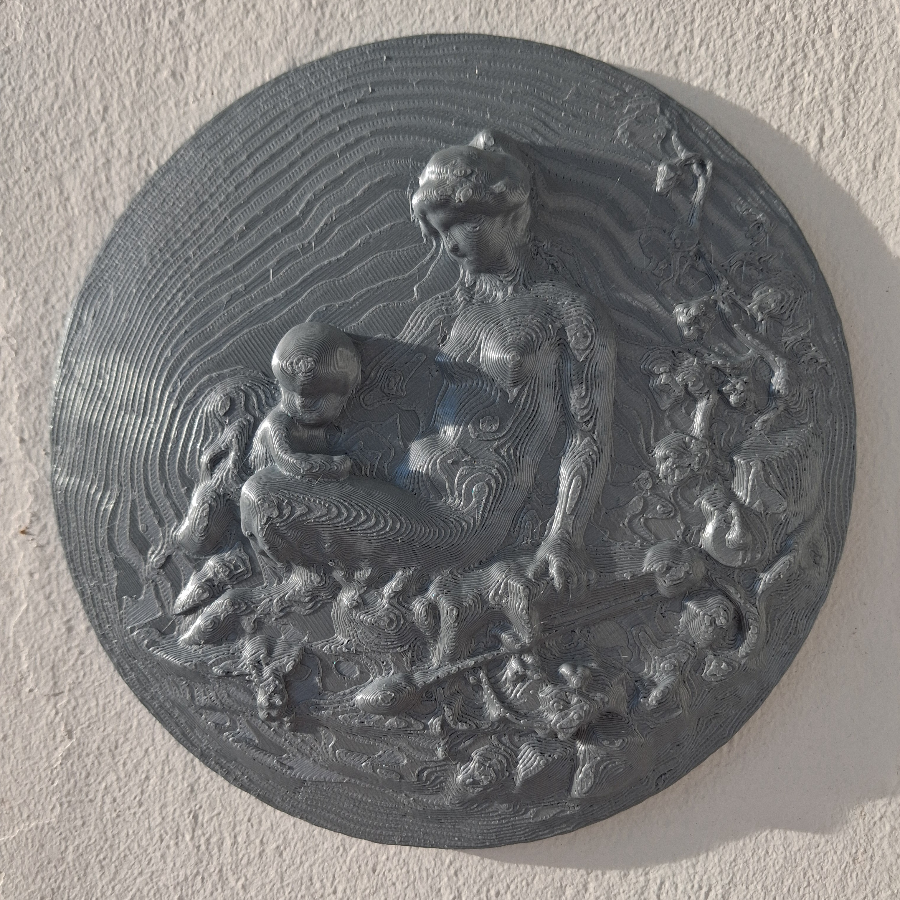 Sculpted Plaque in Relief