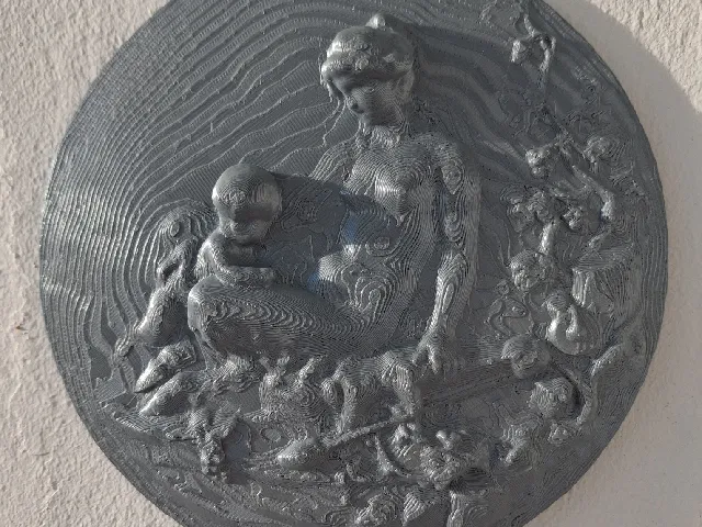 Sculpted Plaque in Relief