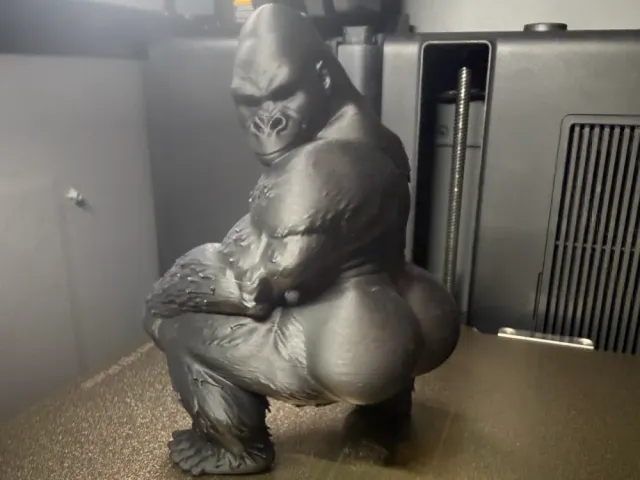 gorilla haciendo twreking