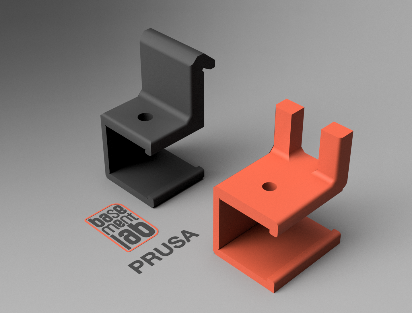 Prusa MK Series 2020 Profile Locking Brackets/Clamps - Staffette blocco Prusa Serie MK