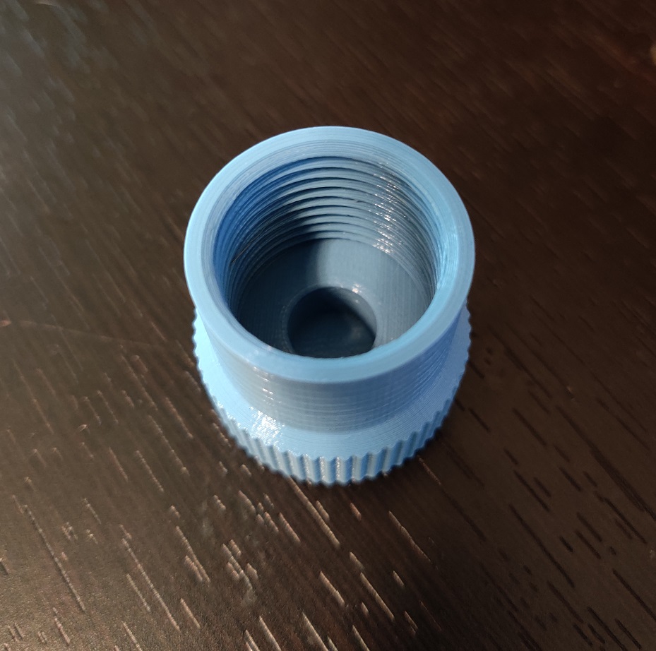 Caps for first stage DIN connection and scuba tank