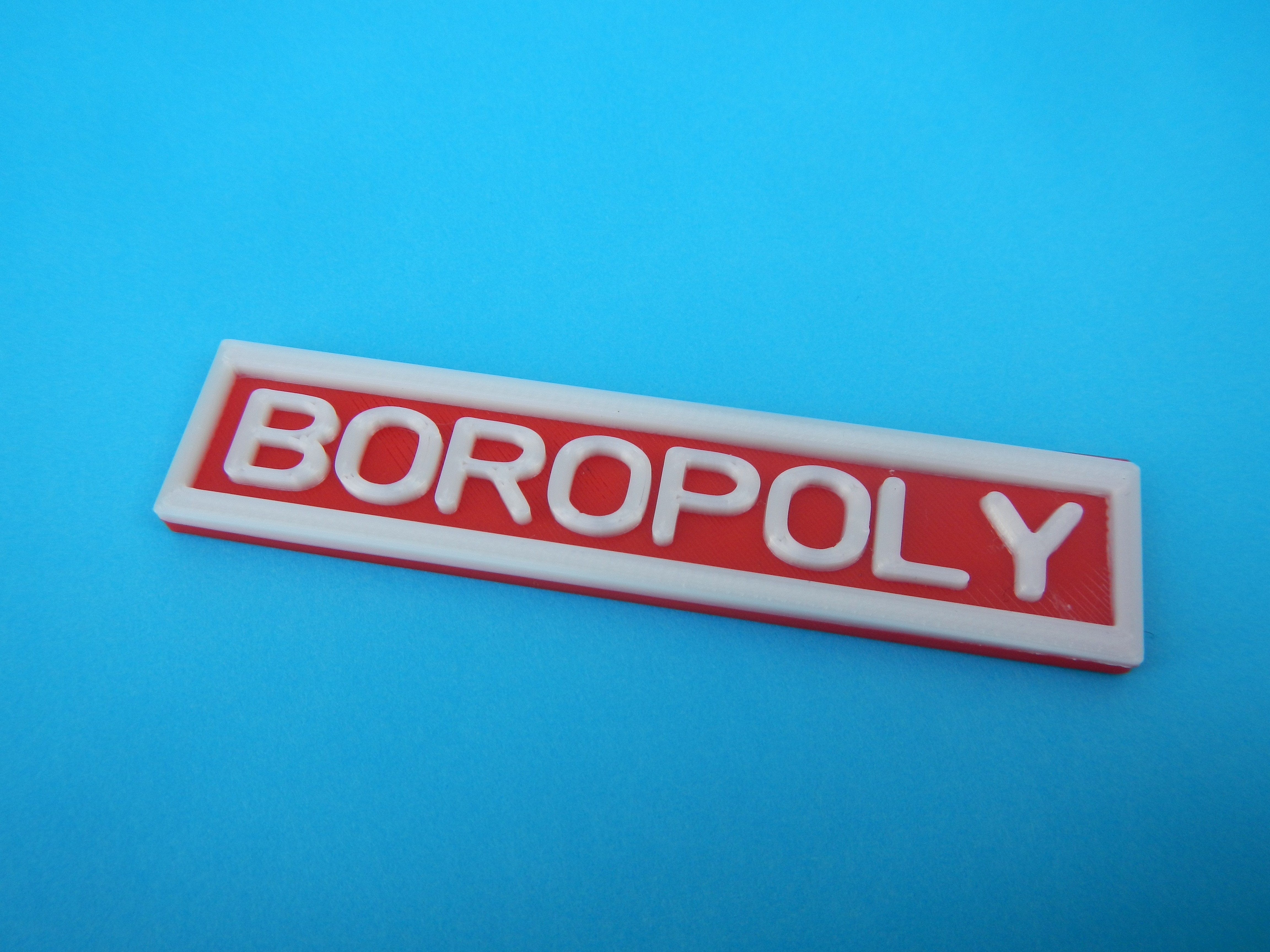 Schild "BOROPOLY"