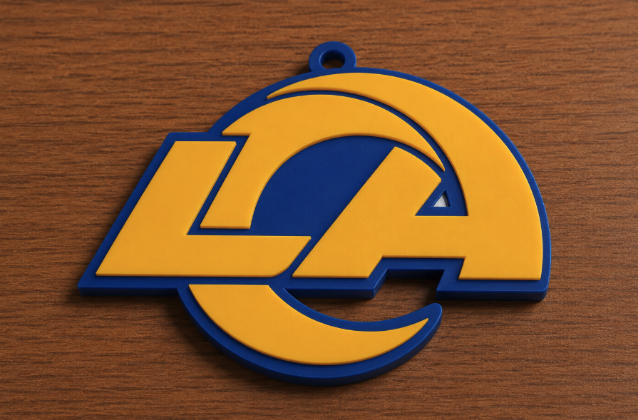 Los Angeles Rams Oversized 3D Fan Logo Pendant
