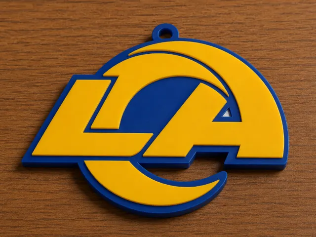Los Angeles Rams Oversized 3D Fan Logo Pendant
