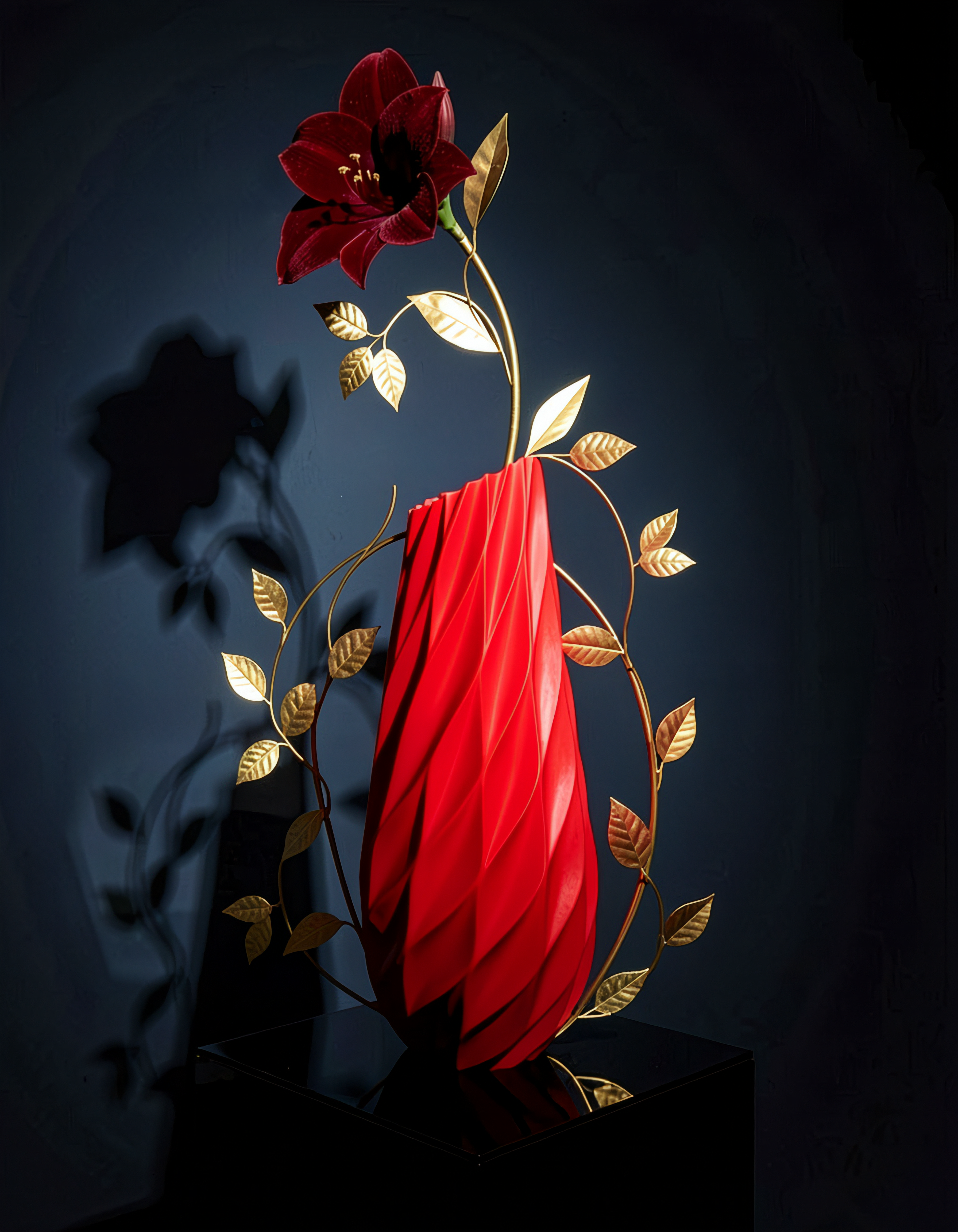 rose vase