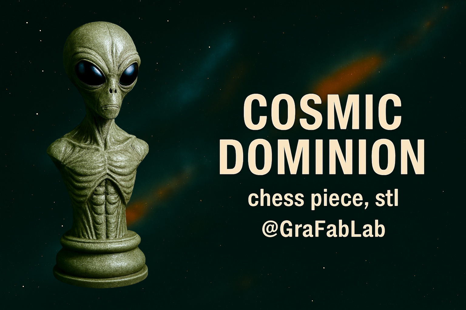 Cosmic Dominion "King" - chess piece