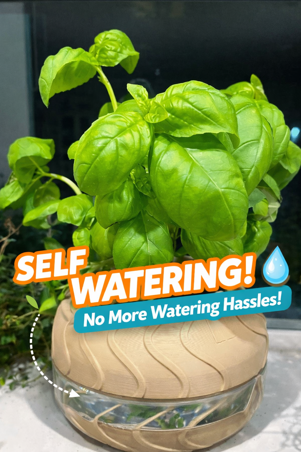 Self-Watering Planter Pot V2