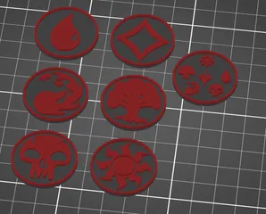 MTG Mana Symbol Disks