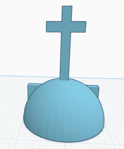 Miniatura 2 do modelo 3D Easter Cross Decor Easter Entry