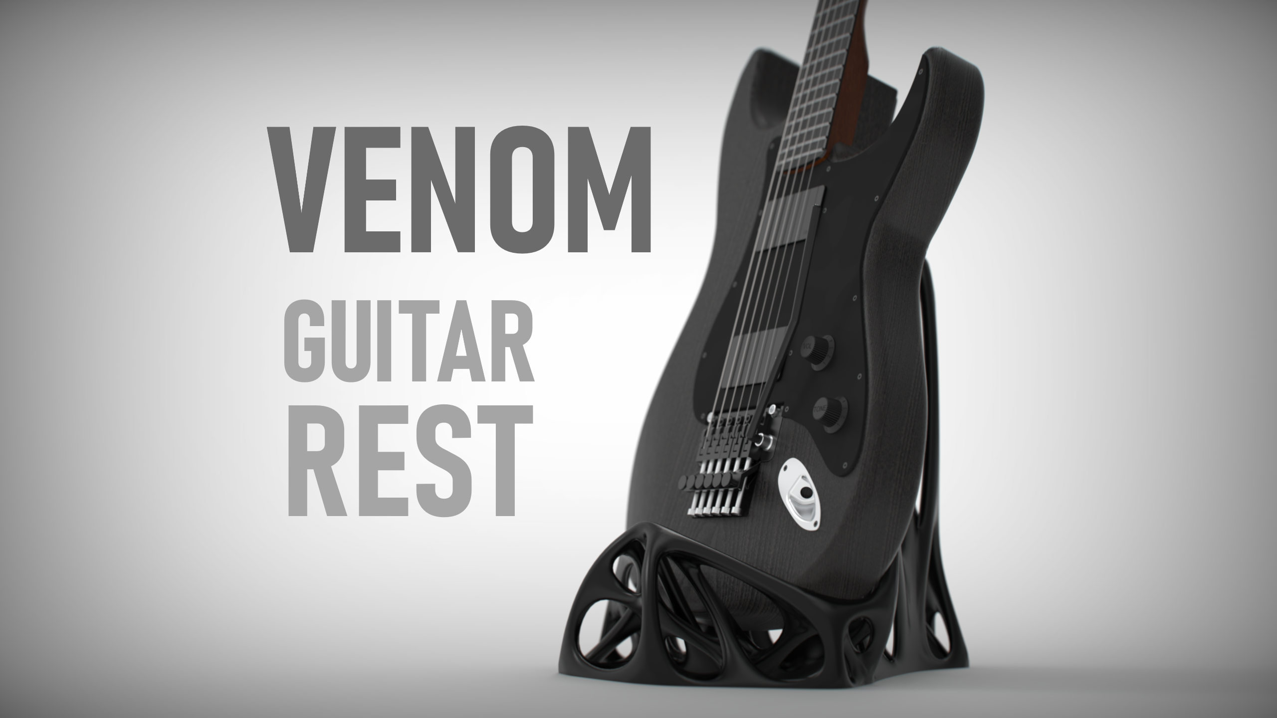"VENOM" Guitar Stand (STEP + Commercial License)