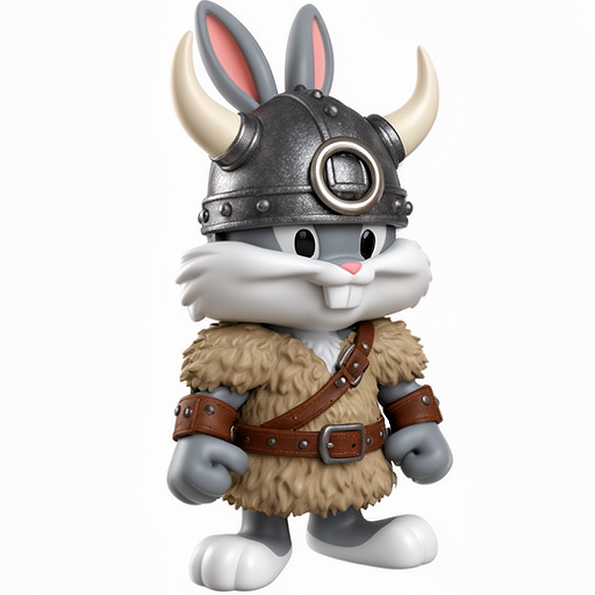 Bugs Bunny Viking Ring Figure