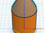 9 mm bullet replica