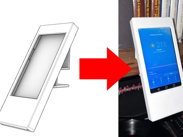 Shelf Wallpanel with LG K10 2017 smartphone