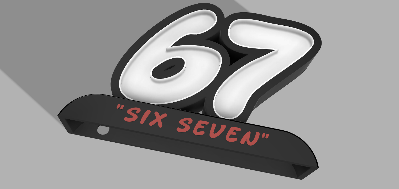 LED 67 "SixSeven" Lampe (67 lamp)