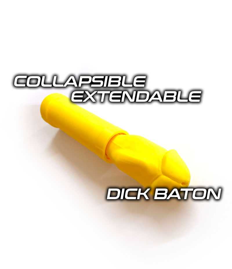 Collapsible extendable "Dick Baton"