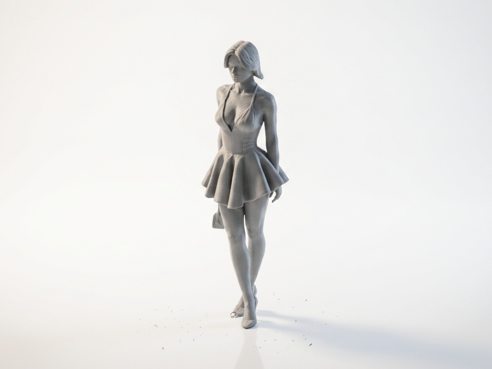 Datenight Girl Figurine Female Figure 3D Printable