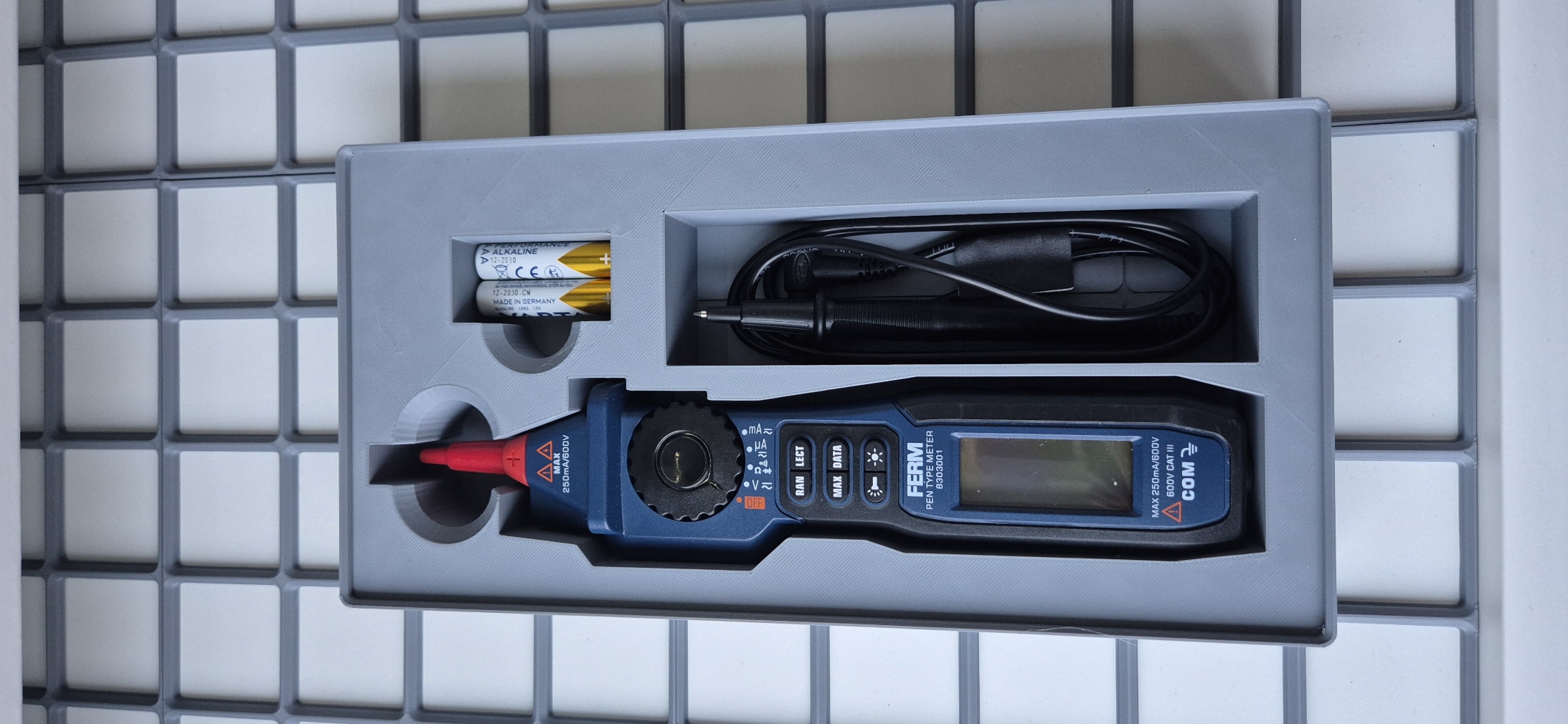 FERM Multimeter Gridfinity Box