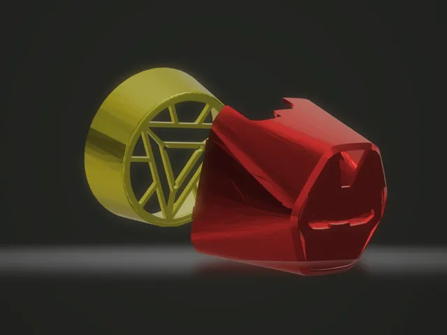 Iron man Cover for the Cooler Master Elite Liquid AIO