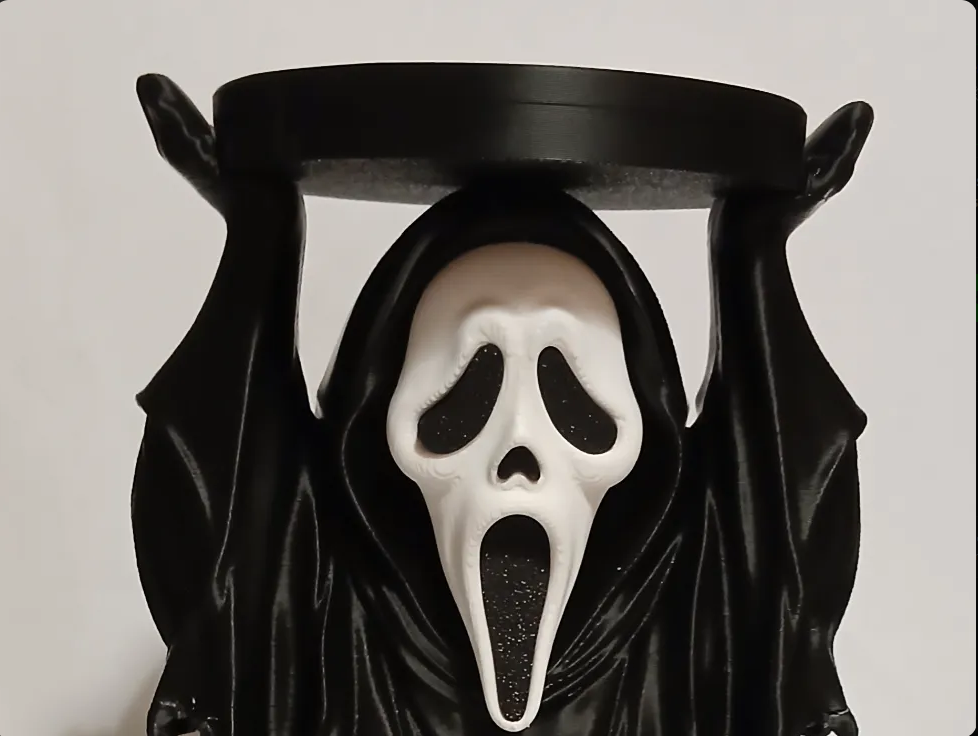 GHOST FACE CANDLE HOLDER