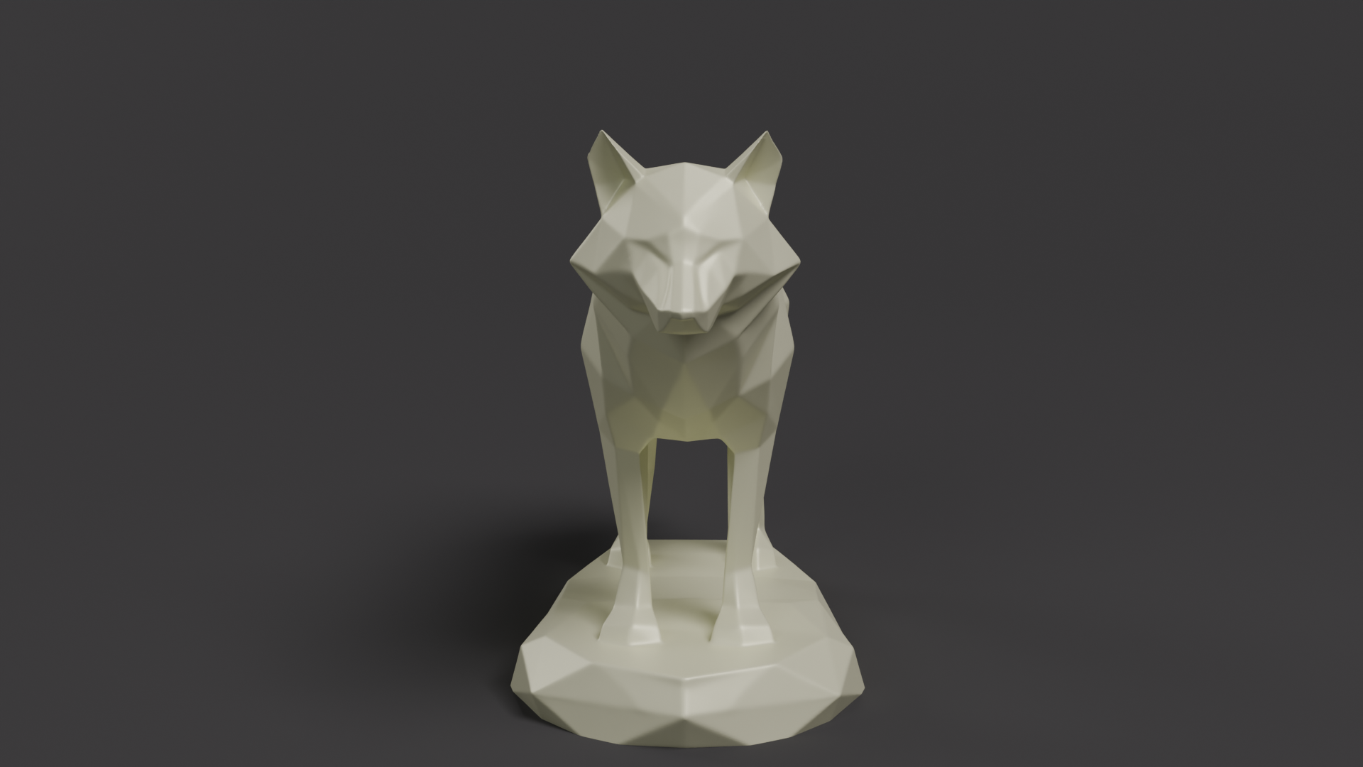 Wolf Low Poly