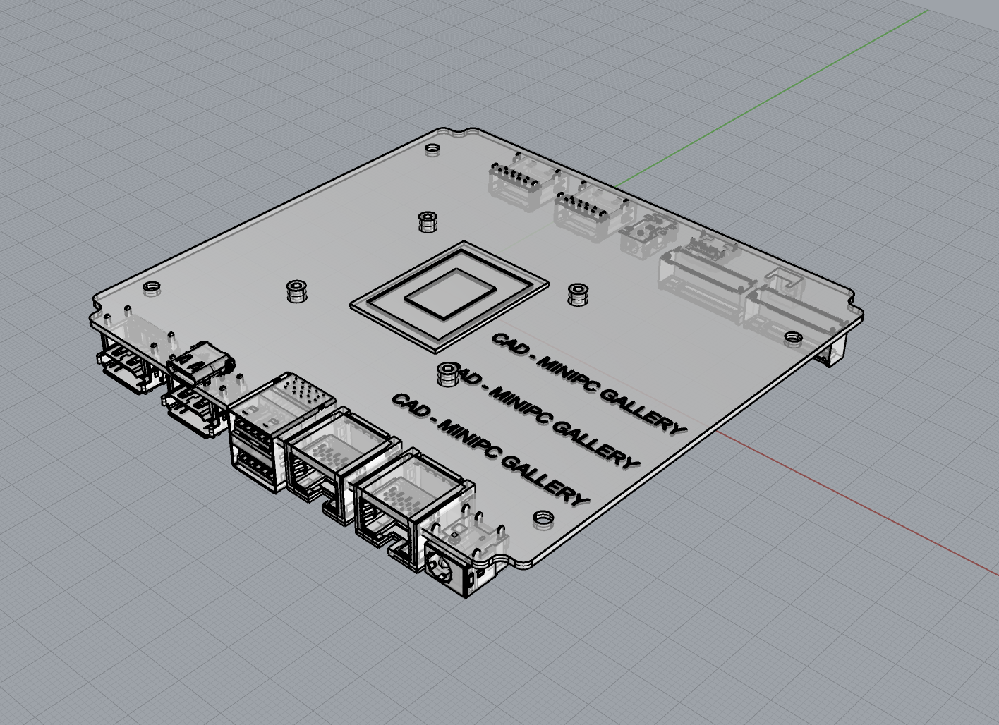 7840HS GenMachine MiniPC Board