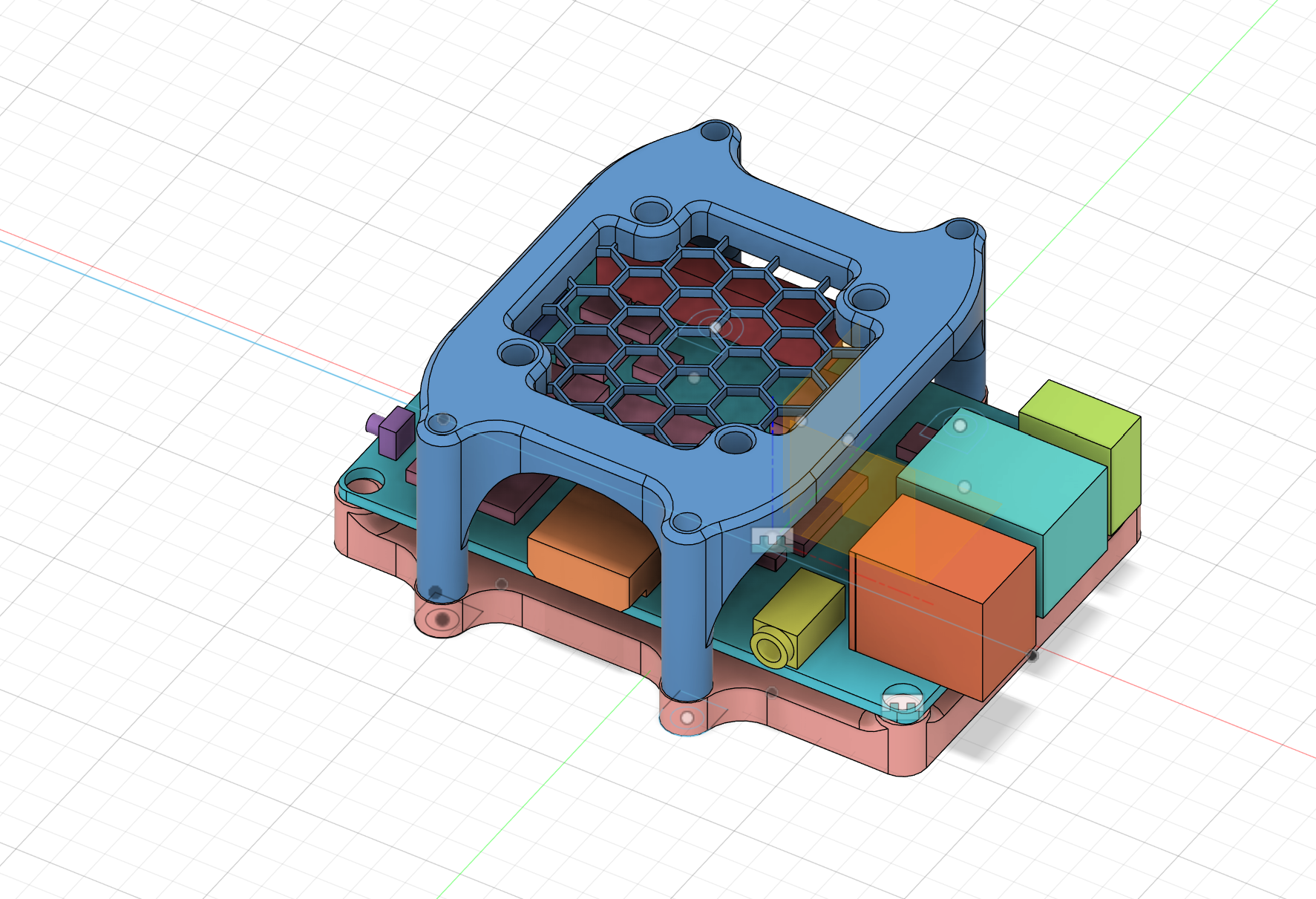 Orange Pi 3 LTS Bracket & 4010 Fan Mount