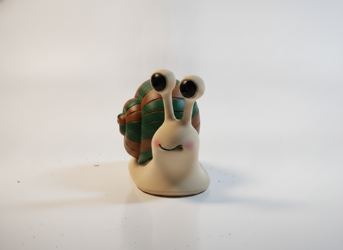Cute Snail Smiling