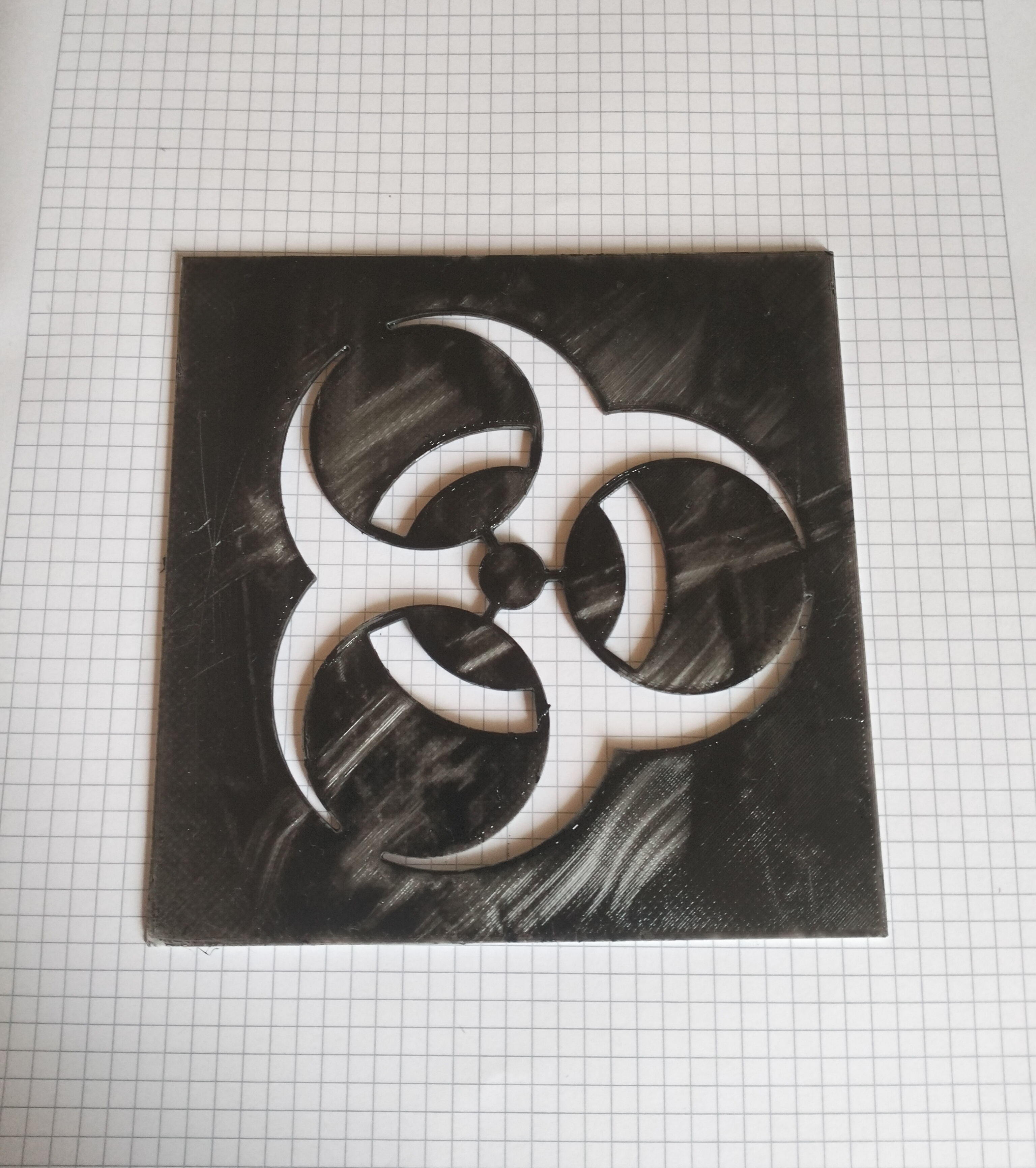 Biohazard stencil
