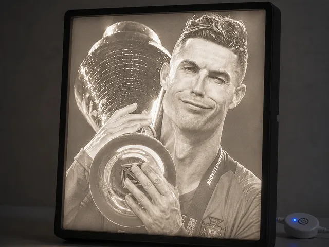 litofania : imagen cristiano ronaldo (cr7)