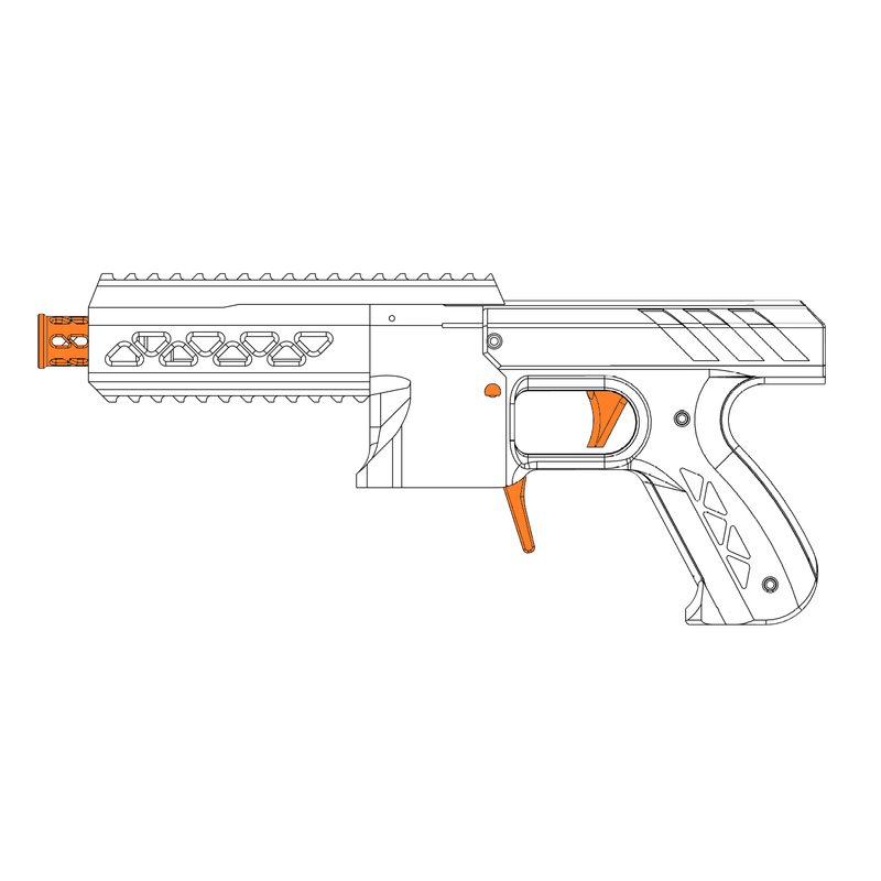 Signet v3 - Modular Dart Blaster by Acorn Armaments | Download free STL ...