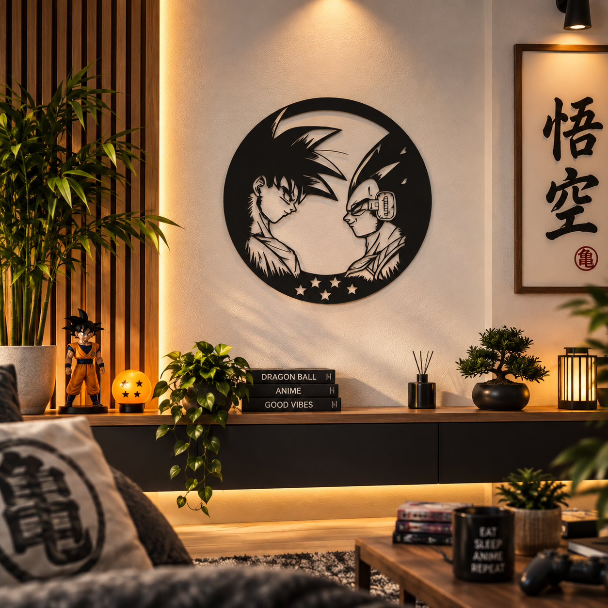 WallArt - Songoku Vegeta